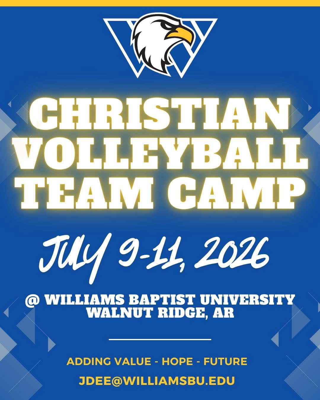 WBU Christian Team Camp - Team Registration